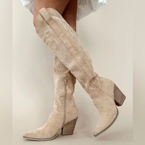 suede cowgirl boots